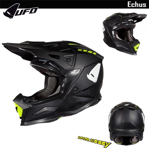 Casco cross enduro fibra - casco,