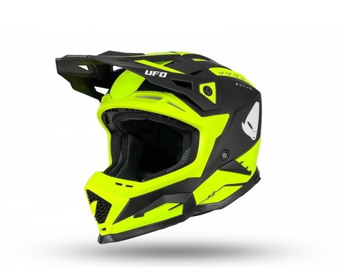 Casco cross ufo - cross, giallo