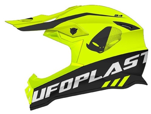 Casque cross junior ufo - junior, jaune